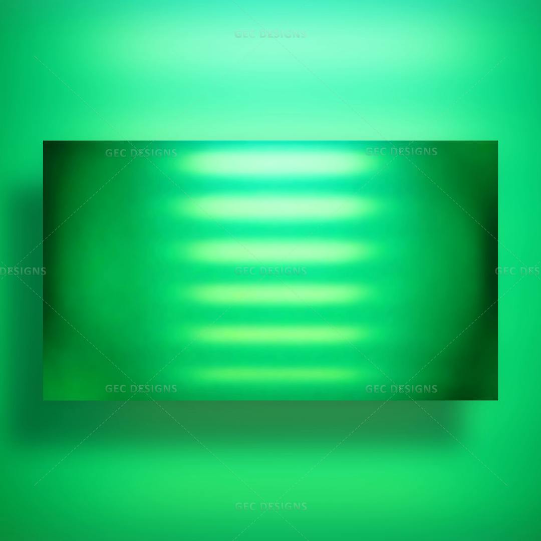 Blurry Abstract Green background AI Generated image