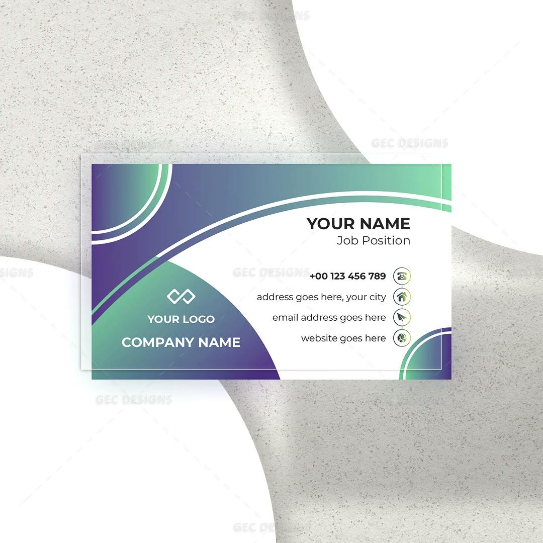 Professional Business Card Template with a Creative Flair
