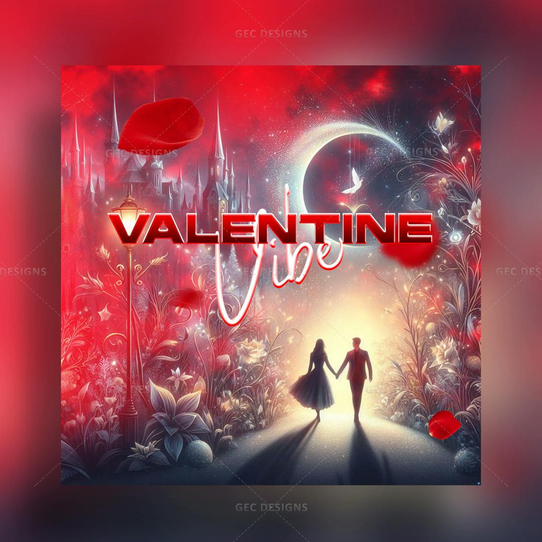 Man and Woman holding hand Valentine Path wallpaper image